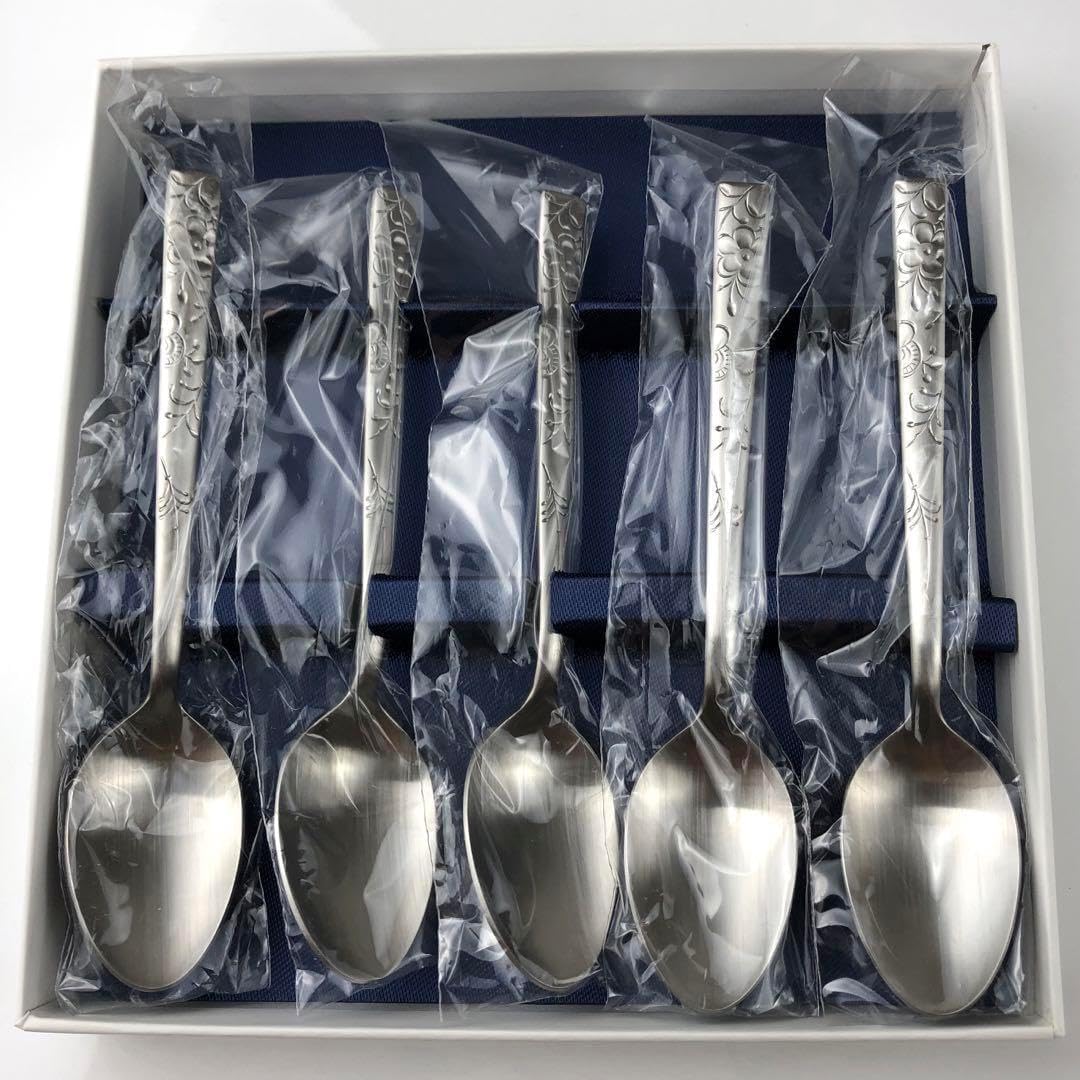 ノーブランド品ロイヤルコペンハーゲンジェランスモールスプーン5本